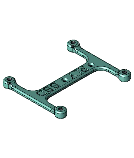 Voron DIN Rail SSD Mount — modelo 3D