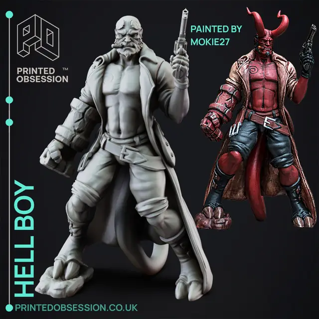 Hellboy - 30 CM model — modelo 3D