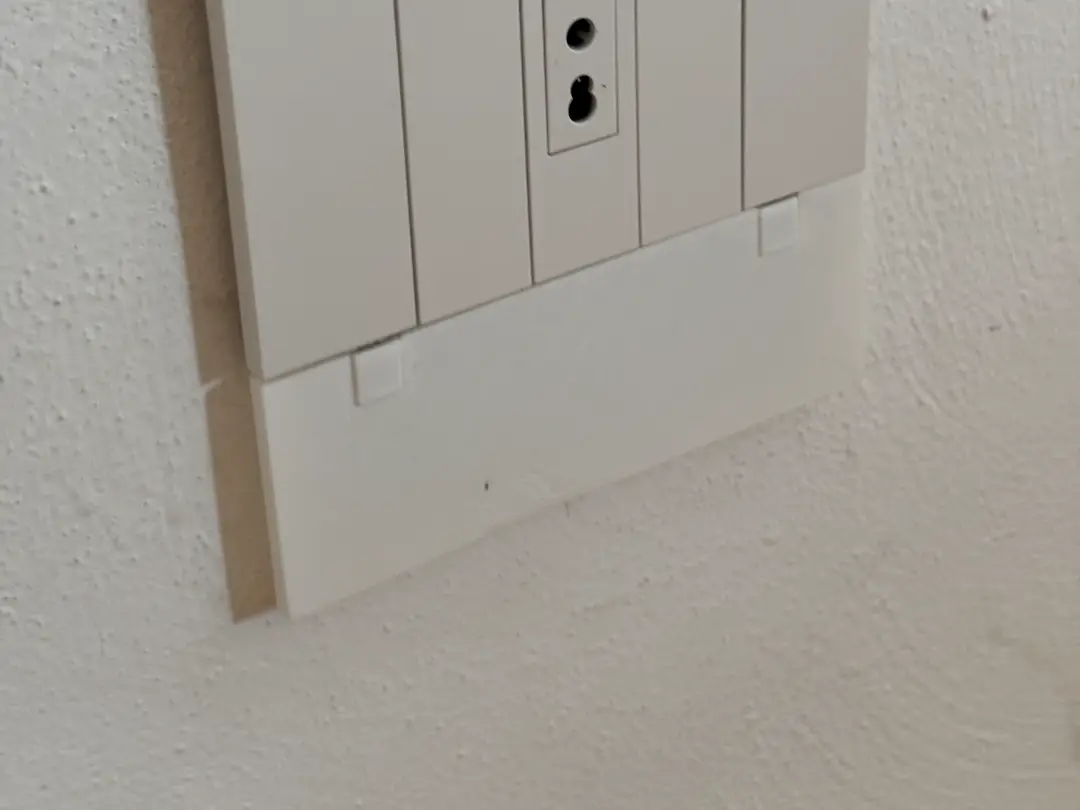 Adattatore scatola 3+3 per Living Now — modelo 3D