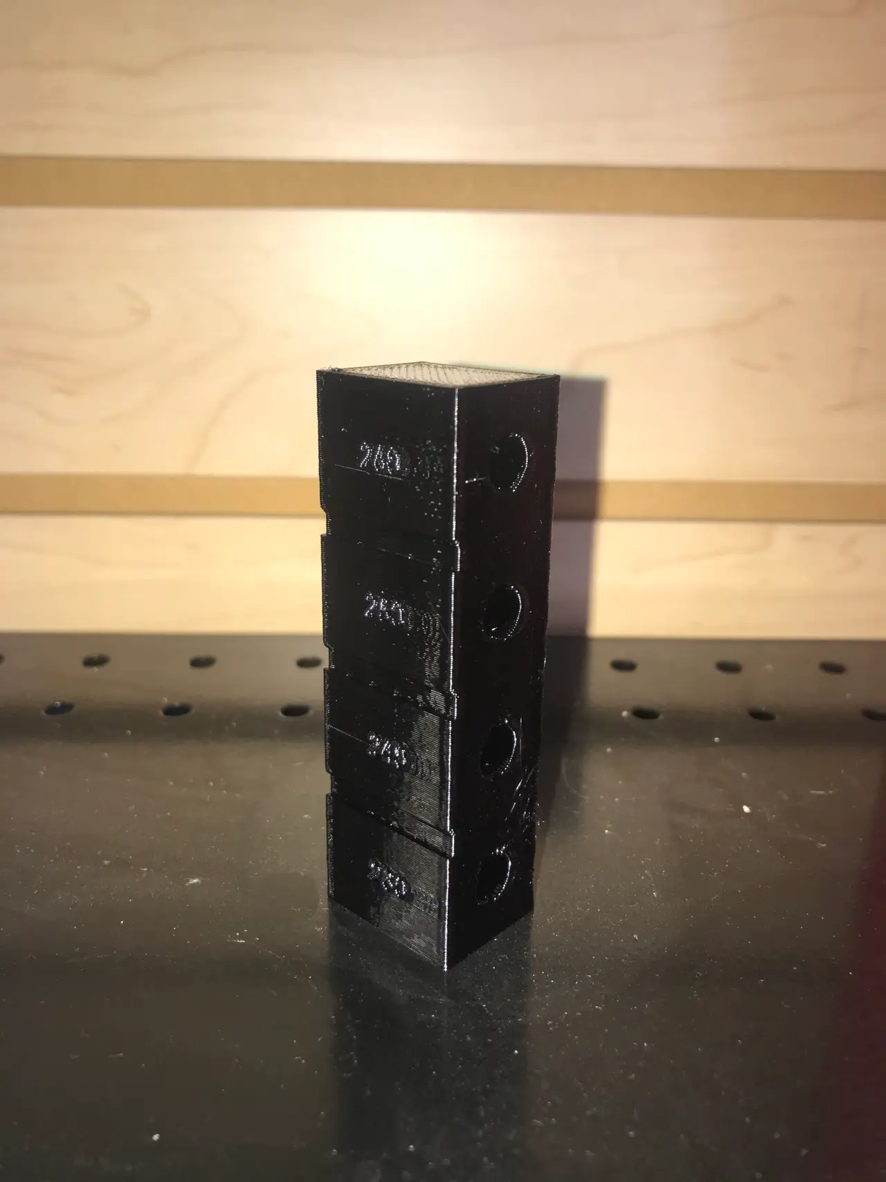PETG Temperature Testing Tower — modelo 3D