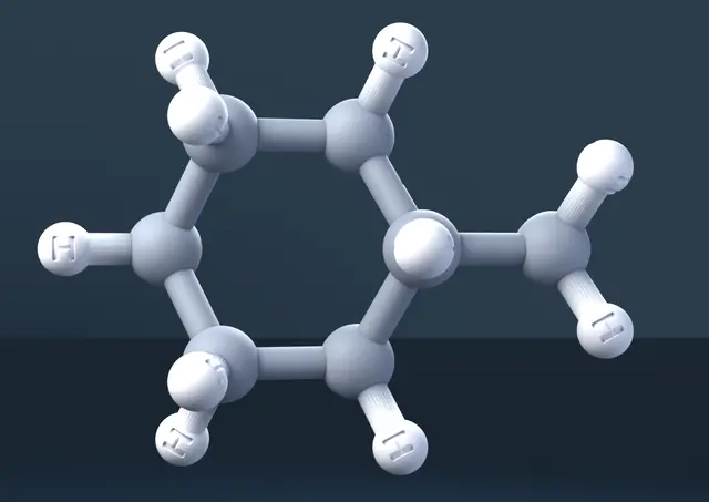 (2H14)Methylcyclohexane — CAS 10120-28-2 — modelo 3D