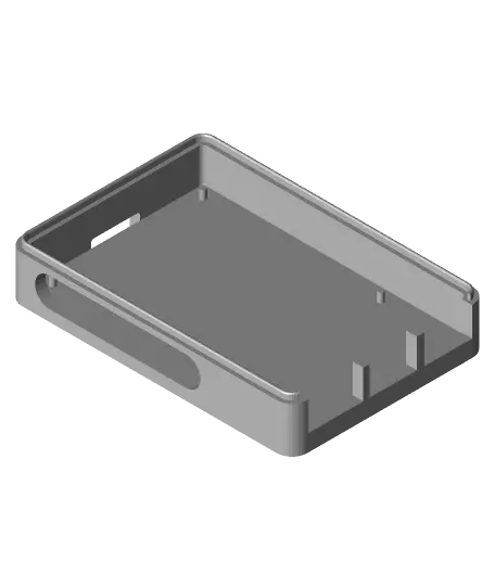 Raspberry Pi 2B,3B case with GPIO slots — modelo 3D