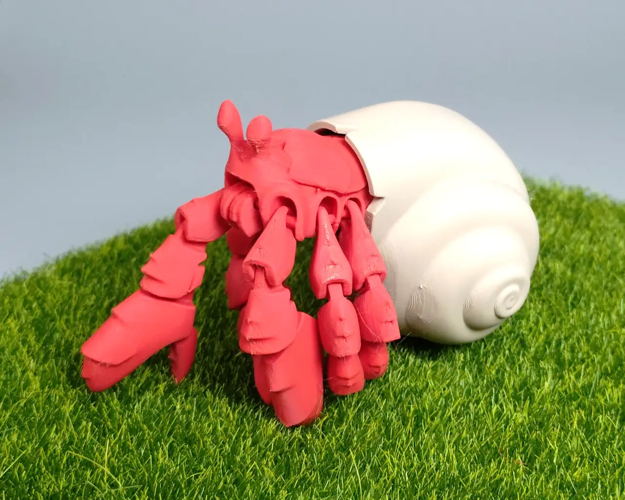 Articulated Hermit Crab — modelo 3D