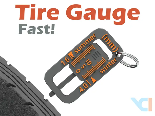 Tire Tread Depth Gauge — modelo 3D