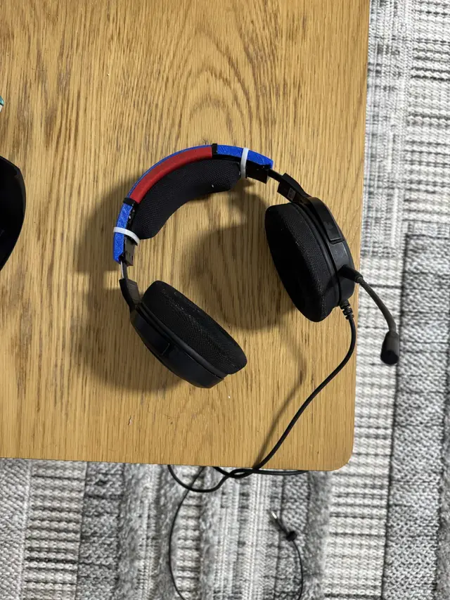 Headphone Headband replacement fix for Corsair HS35 Stereo headset — modelo 3D