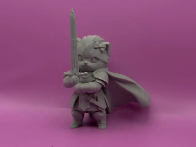 Knight Cat Meme — modelo 3D