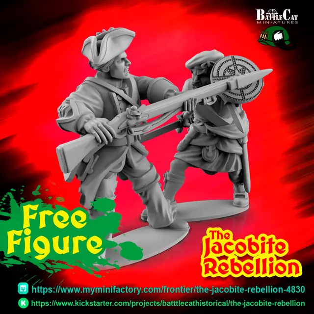 Free Jacobite Rebellion Figure — modelo 3D