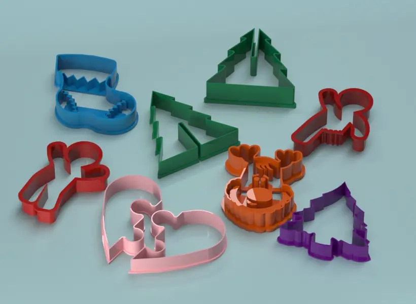 Merry Christmas! Cookie Cutters Collection! :) — modelo 3D