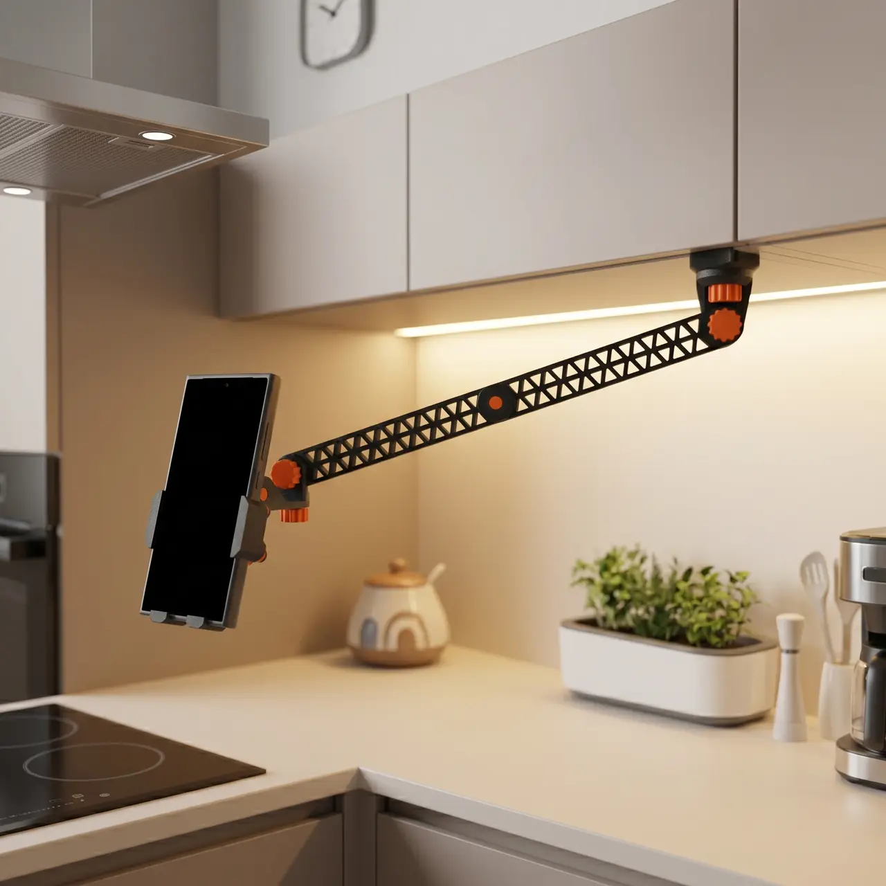 Gravity Phone Mount & Articulated Arm — modelo 3D