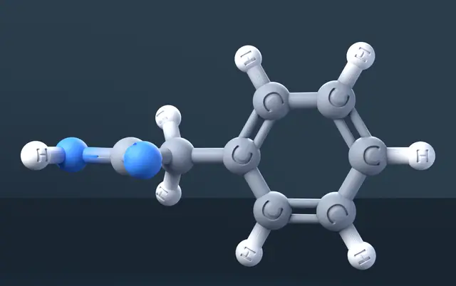 Phenylacetic Acid 3D Model — CAS 103-82-2 — modelo 3D