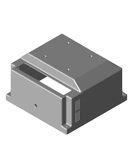 CRT Style Raspberry Pi Enclosure (portable) — Pi Terminal — modelo 3D
