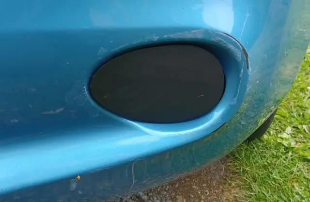 Nissan Leaf fog light cavity aero block — modelo 3D