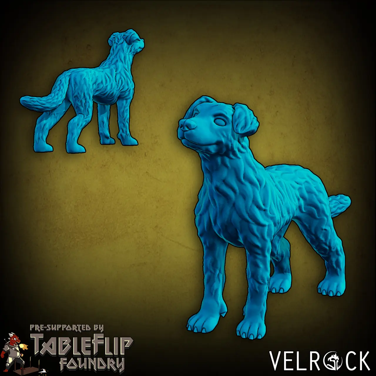 Shepherd Dog (PRESUPPORTED) — modelo 3D