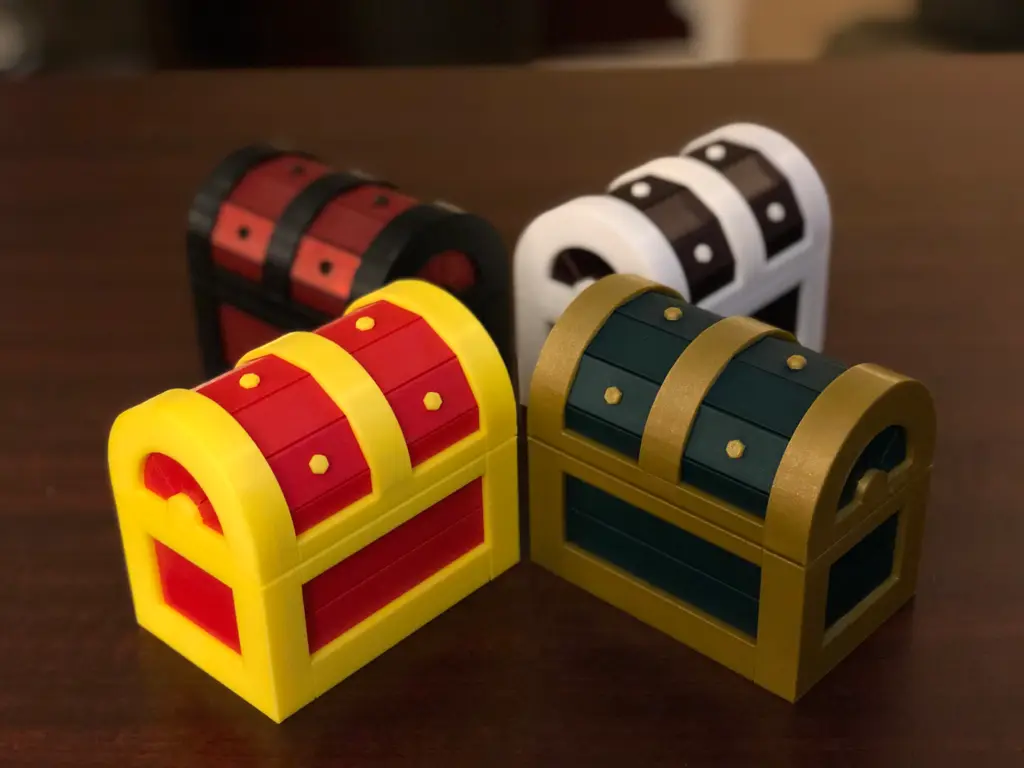 Treasure Chest Puzzle Box — modelo 3D
