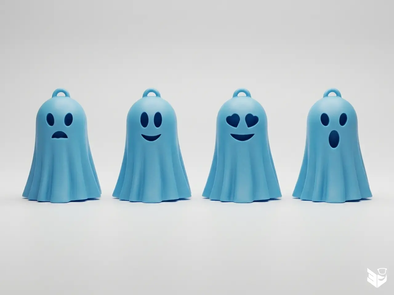 A-gostino – The Multi-Expression Mini Ghost! — modelo 3D