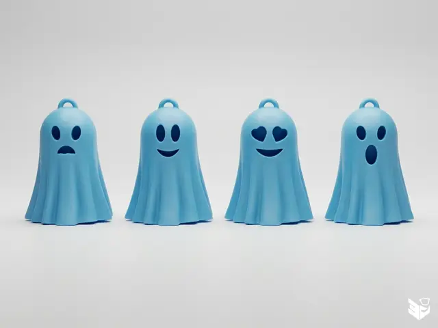 A-gostino – The Multi-Expression Mini Ghost! — modelo 3D