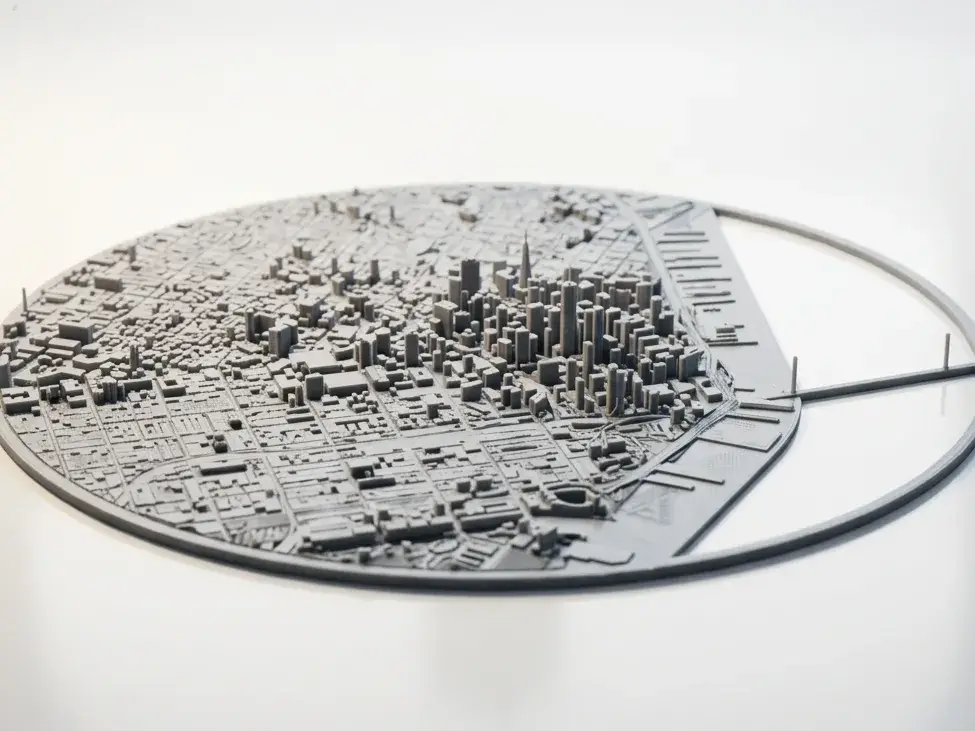 San Francisco Skyline & Bay — modelo 3D