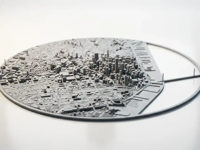 San Francisco Skyline & Bay — modelo 3D