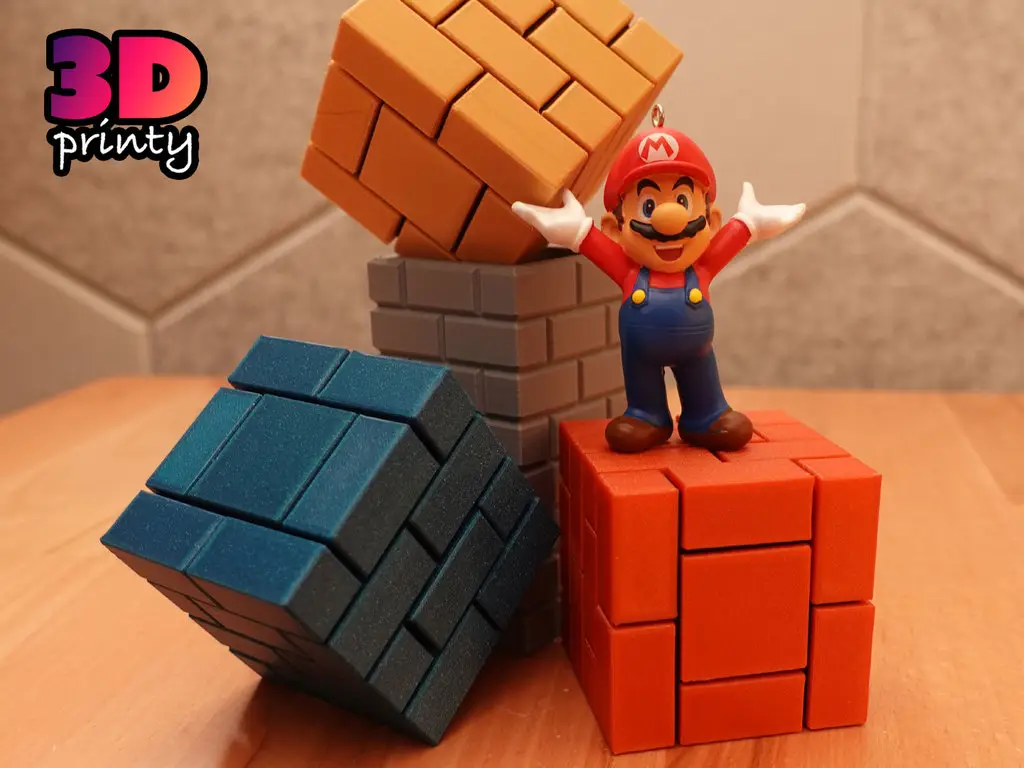 Brick Block Puzzle Box — modelo 3D