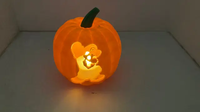Super Mario Jack-O-Lantern — modelo 3D
