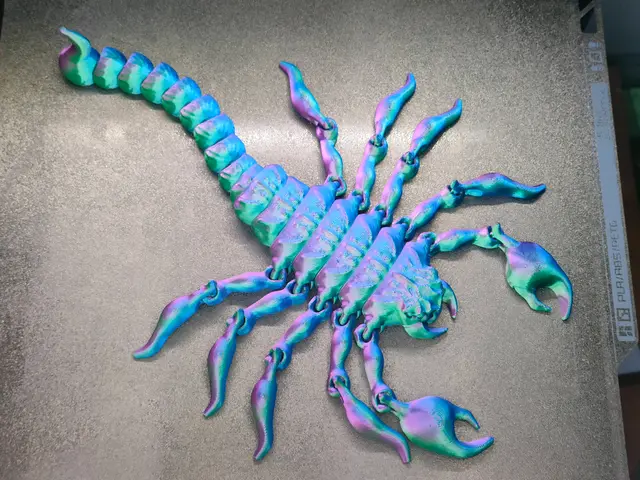 Venomous Horror - Articulated Scorpion — modelo 3D