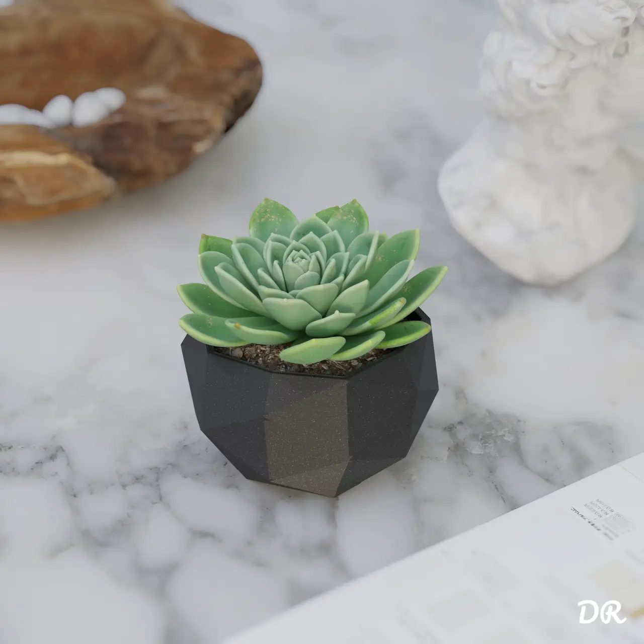 Geometric pot — modelo 3D