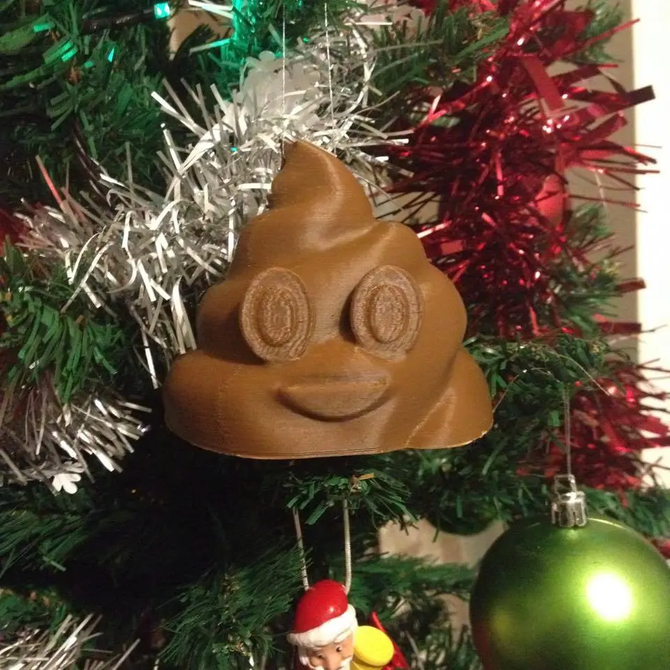 Christmas EMOJI POOP! — modelo 3D