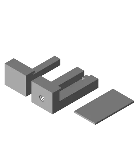 Phone mount for a tripod — modelo 3D