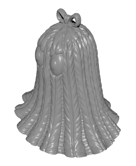 Knitted Ghost Bobblehead — modelo 3D