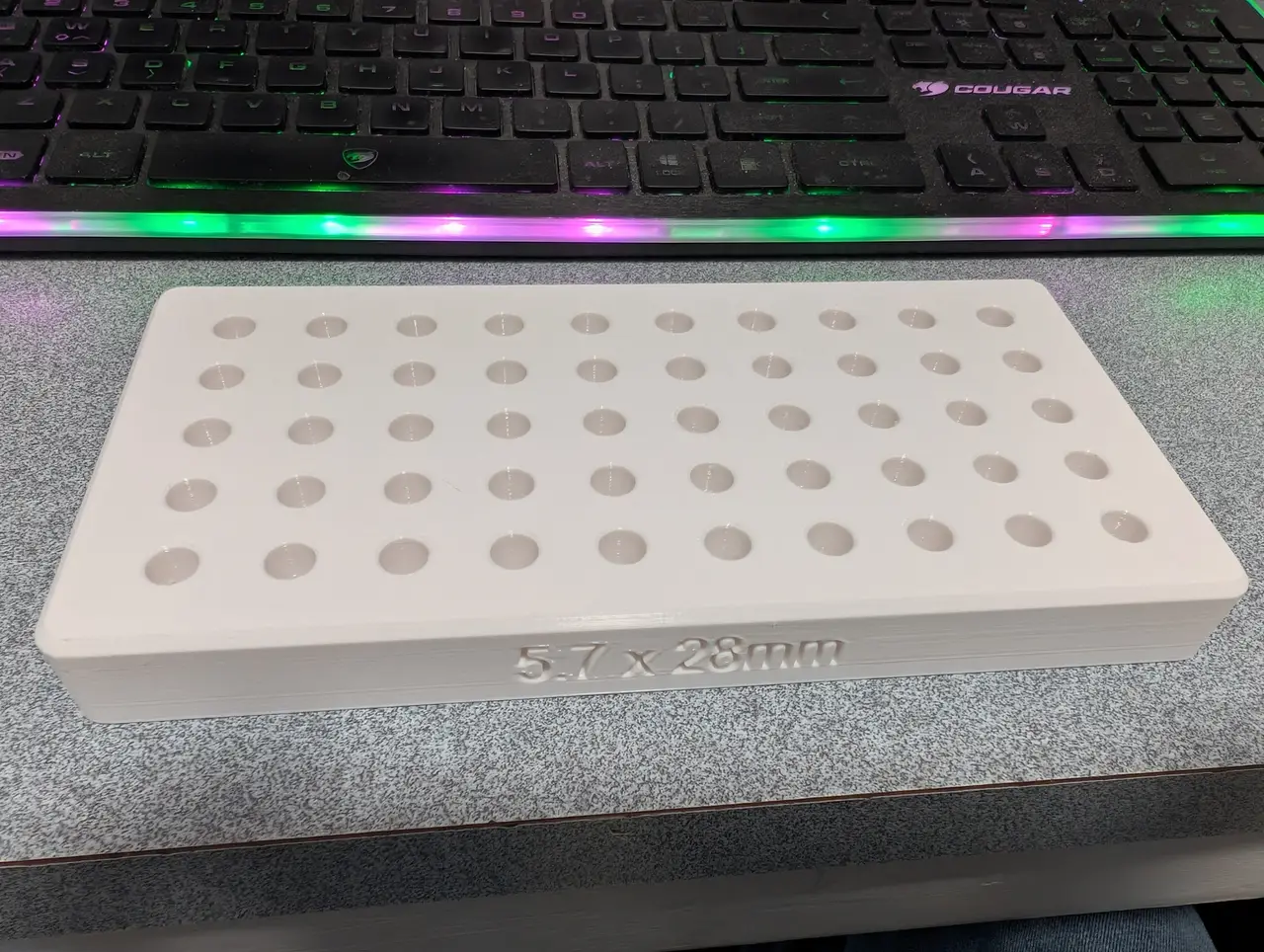 5.7x28mm Reloading Tray — modelo 3D