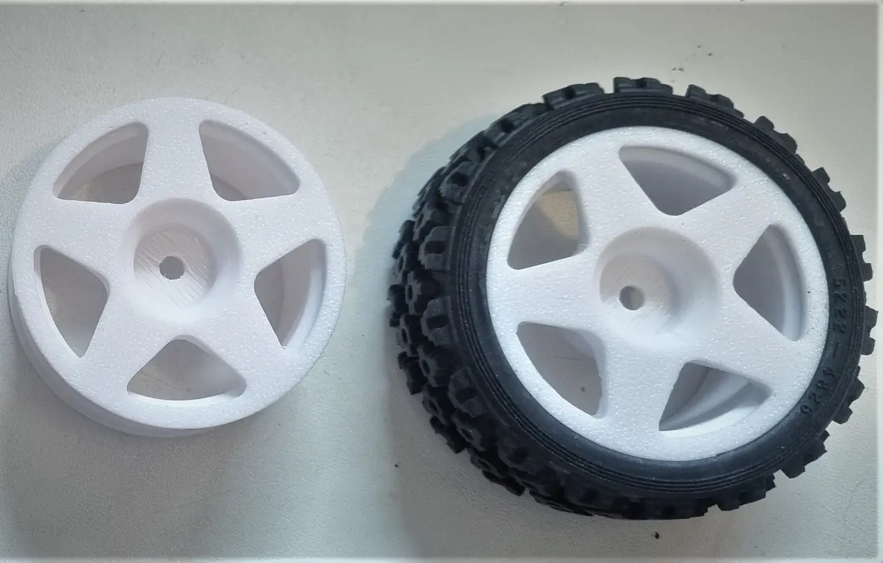 RC WHEEL RIM 1:10 SCALE FIFTEEN52 TARMAC 52 X 26 12 MM HEX TAMIYA TT 02 NO SUPPORT RADIO CONTROLLED CAR SUBARU — modelo 3D
