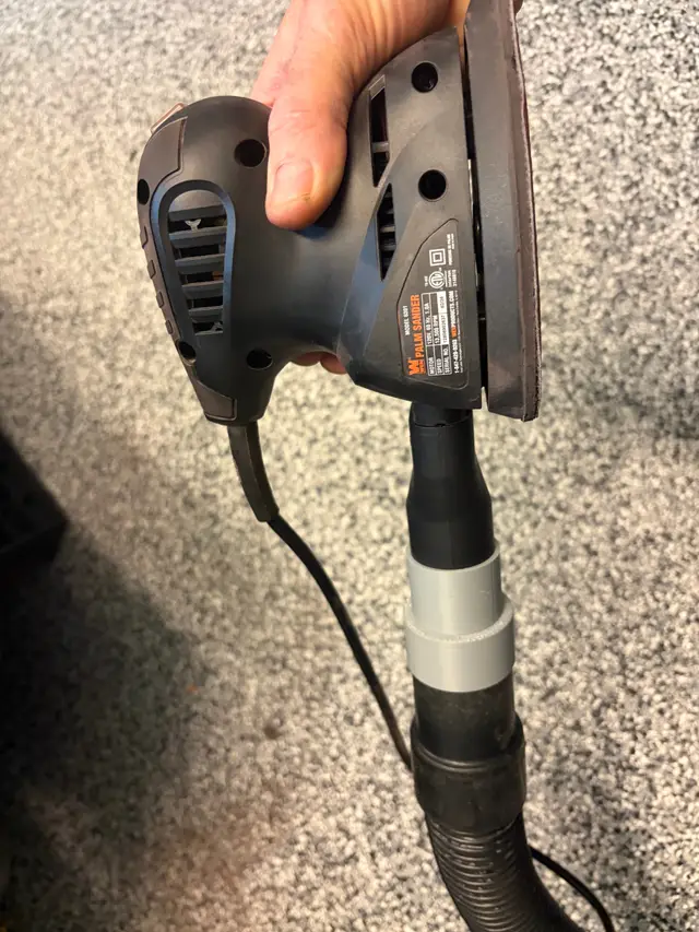 Sander (WEN Palm) to Vacuum (Stanley) Adapter [1 3/8" to 1 3/4"] [35mm to 44.4mm] — modelo 3D