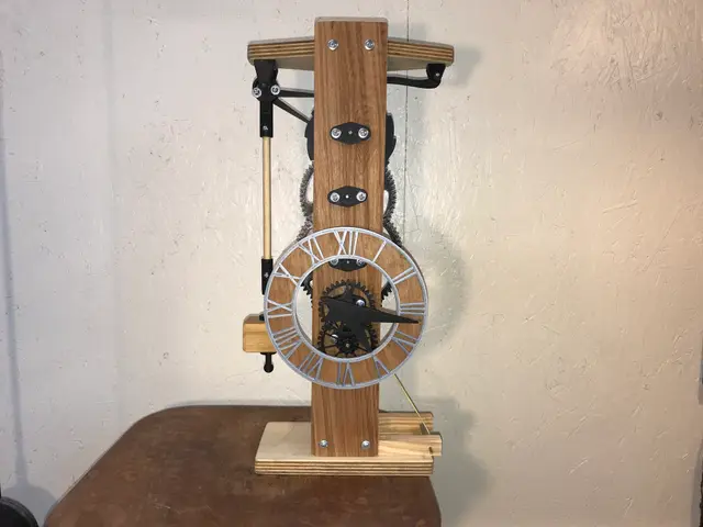 Galileo escapement clock — modelo 3D