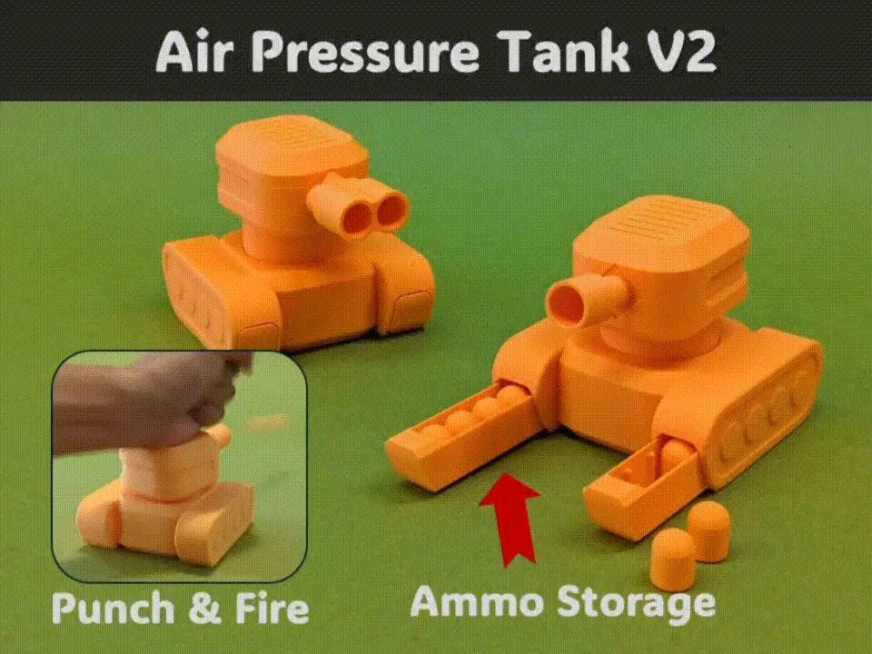 Air Pressure Tank V2 — modelo 3D