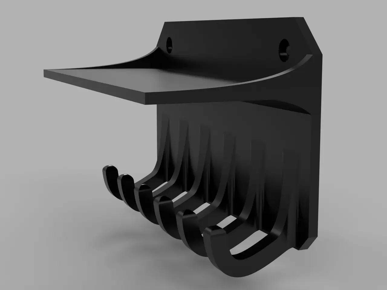 Key Hook and Tray — modelo 3D