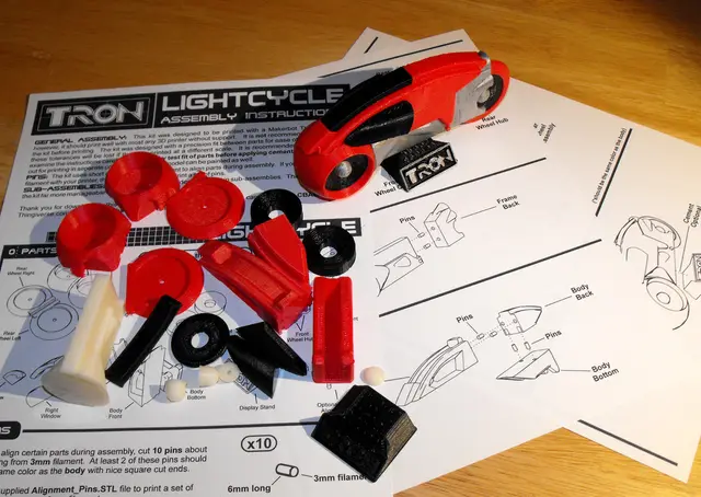 Lightcycle Model Kit — modelo 3D