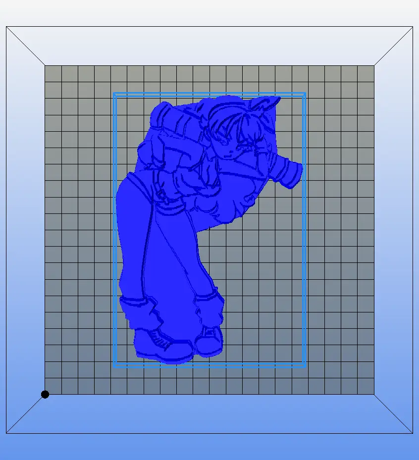 bas-relief-dragon-ball-lunch-make-smile-manga-7-bois — modelo 3D