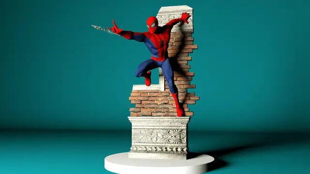 Spiderman Figure — modelo 3D