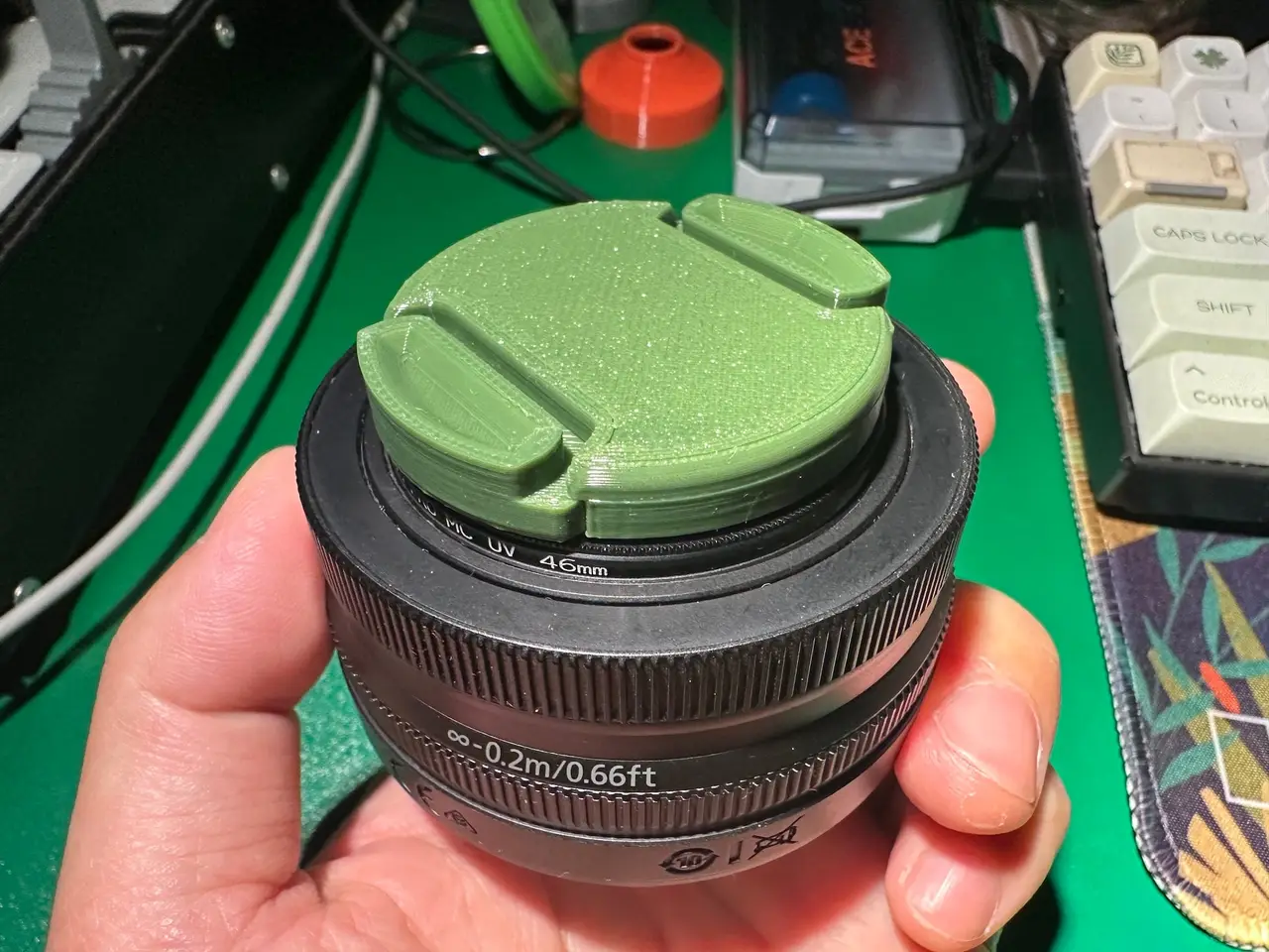 Lens Cap 46mm (Nikon Nikkor DX 16-50) — modelo 3D