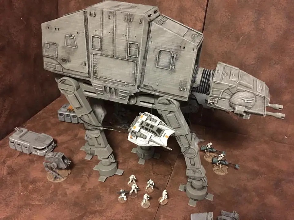 AT-AT Walker (Star Wars Legion scale) — modelo 3D