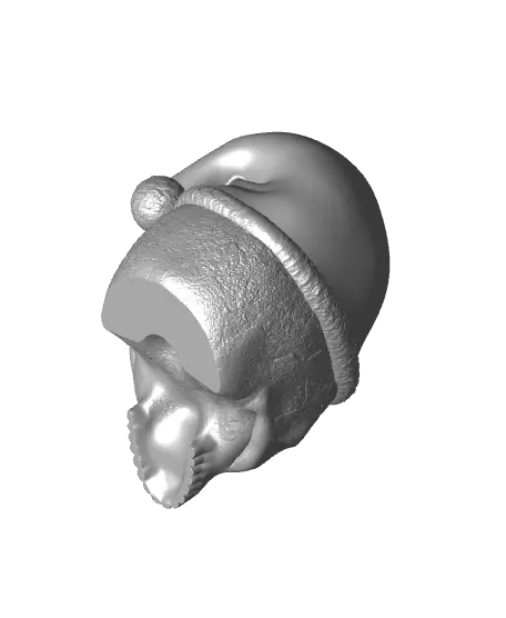 Santa Skull ornament and decor — modelo 3D