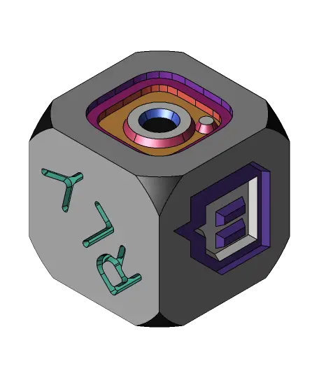 Social Media Calibration Cube - Flex your precision! — modelo 3D