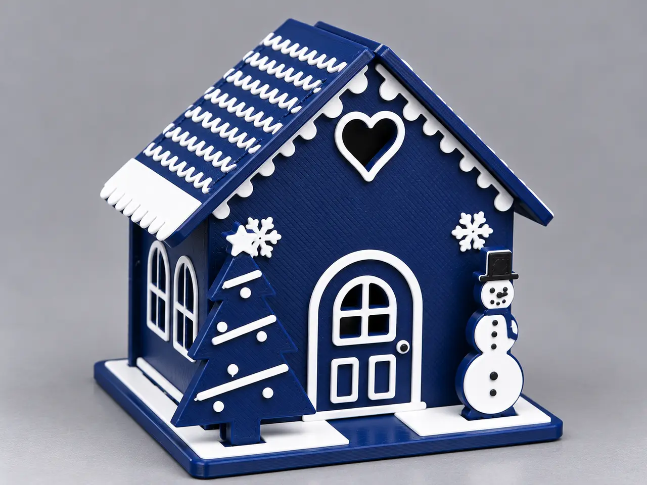 Casinha de Natal – Kit Card — modelo 3D