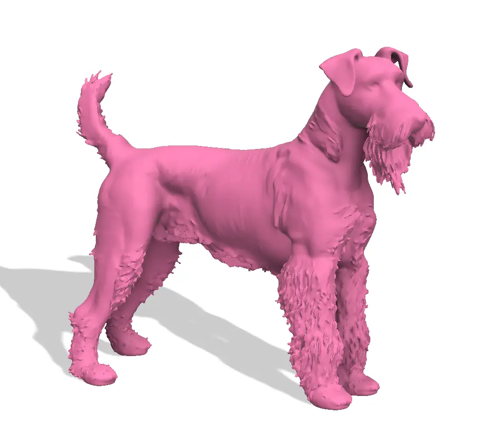 Benson Dale Airedale terrier — modelo 3D