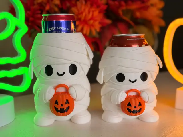 Mumzy – Mummy Can Koozie | 12 oz Can Holder — modelo 3D