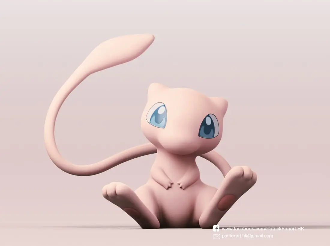 Mew(Pokemon) — modelo 3D