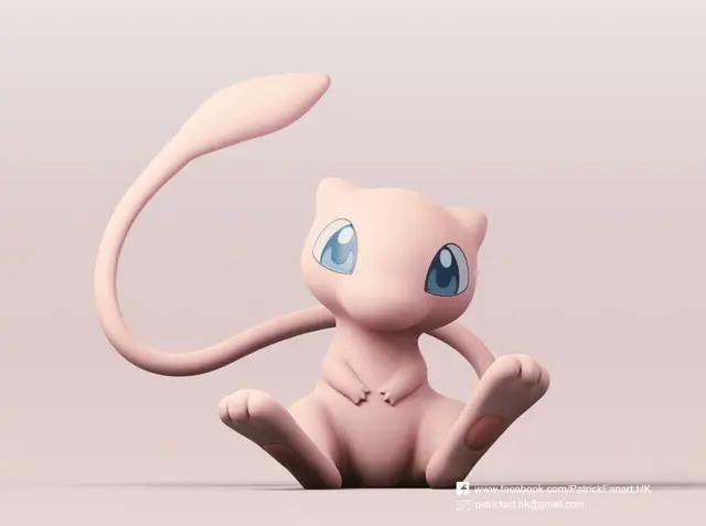Mew(Pokemon) — modelo 3D