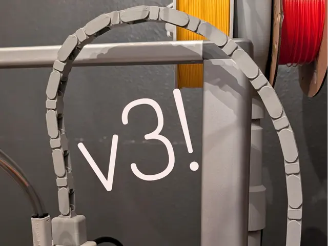 A1 Hotend Cable Chain v3! — modelo 3D
