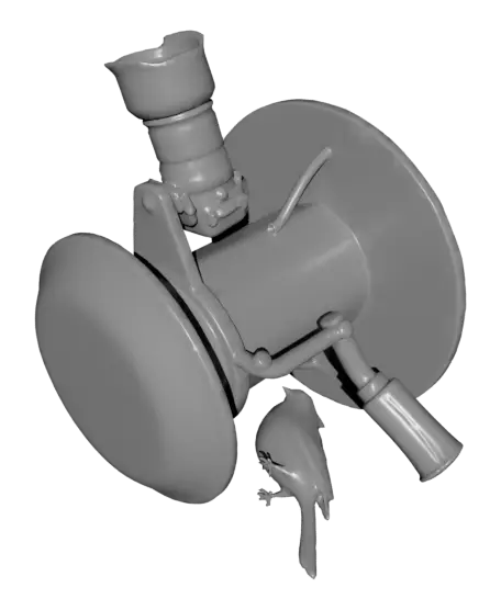 Bird Feeder Camera Mount Bracket, Positions Camera For Bird Photos, Wildlife - 3D Printable STL File — modelo 3D