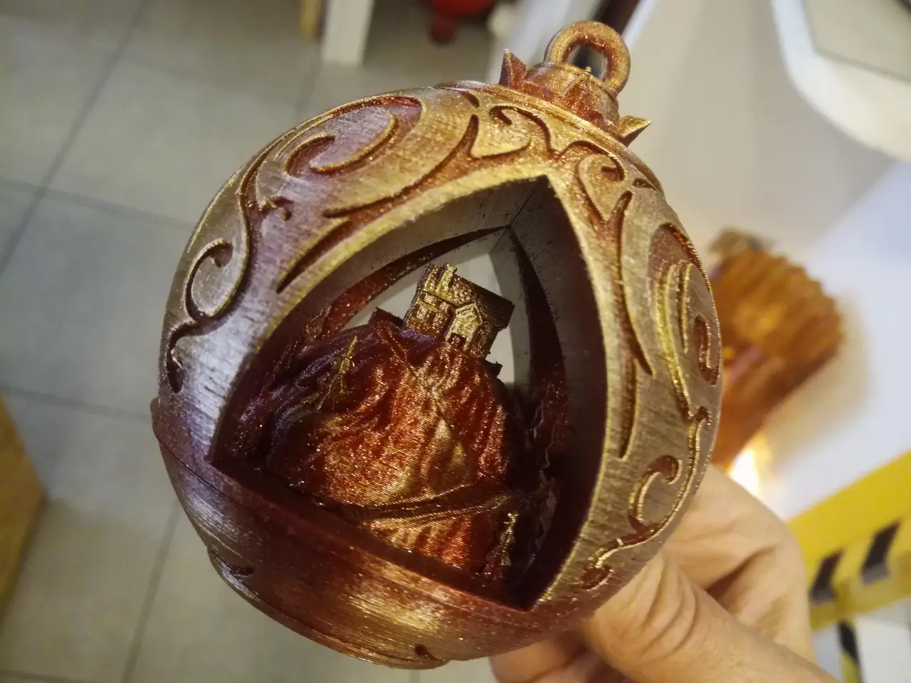 XMAS Scene Ornament - NO SUPPORTS! — modelo 3D